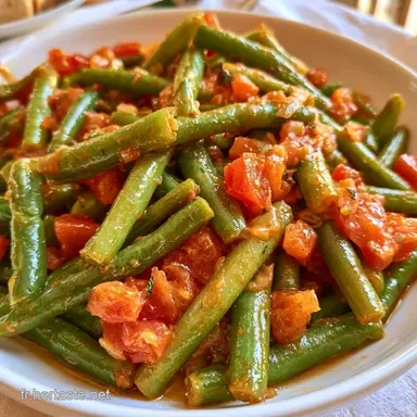 Haricots Verts &agrave; l'Italienne en 20 Min Fiche recette