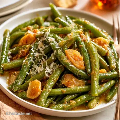 Haricots Verts Au Parmesan en 20 Minutes Fiche recette