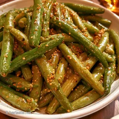 Haricots Verts Graines Moutarde: 20 Min Fiche recette
