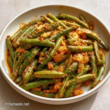 Haricots Verts Masala en 25 Minutes Fiche recette