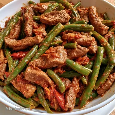 Haricots Verts Recette Marocaine en 45 Min Fiche recette