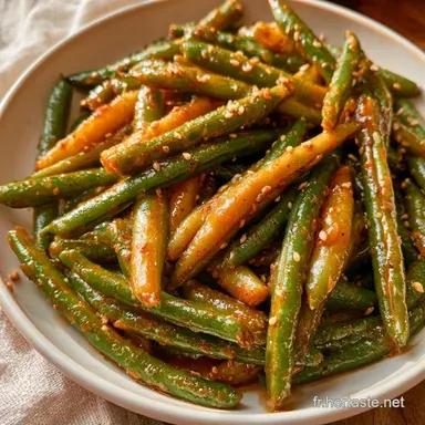 Haricots Verts Sauce Soja en 20 Minutes Fiche recette