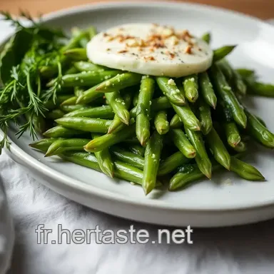 Cuissons Haricots Verts: Mon Secret Bistro &agrave; l'Ail Fiche recette