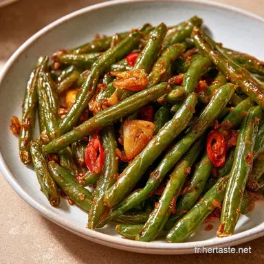 Haricots Verts Sichuan en 33 Minutes Fiche recette