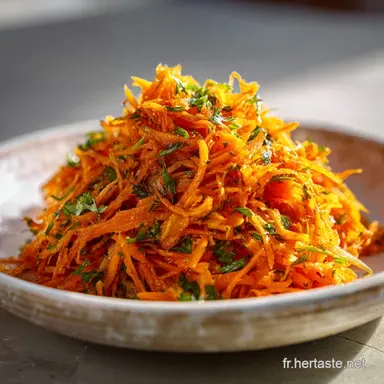 Khizou Mchermel Salade Carottes Marocaine pour 4
