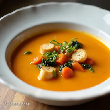 Soupe de Derni&egrave;re Minute Velout&eacute; Express et R&eacute;confortant