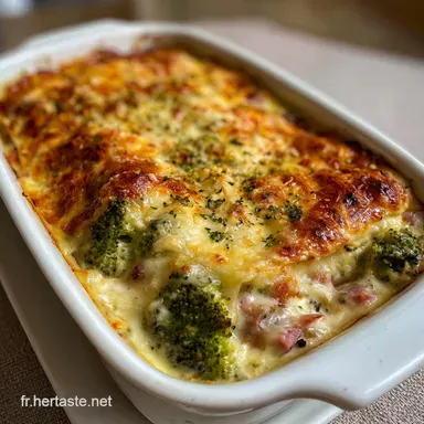 Lasagnes Brocoli Jambon : Recette Crémée et Réconfortante Fiche recette