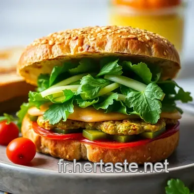 Sandwich Vegan: Un Pan Bagnat V&eacute;g&eacute;tal Fa&ccedil;on C&ocirc;te d'Azur Fiche recette