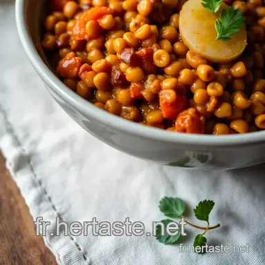 Recette Lentilles Corail: Voyage Marocain Facile et Savoureux Fiche recette