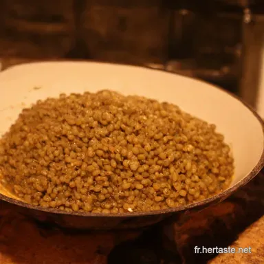 Cuisson des Lentilles du Barry Le Secret de ma GrandM&egrave;re Fiche recette