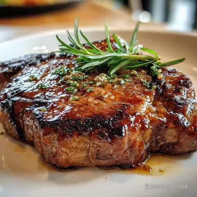 Marinade C&ocirc;te de B&oelig;uf Maison pour 4 Personnes