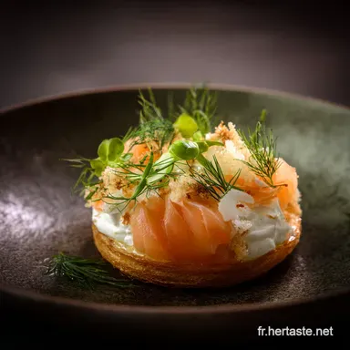 Mauricette au saumon fum&eacute; et ch&egrave;vre frais le pain alsacien moelleux Fiche recette