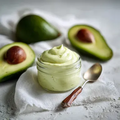 Recette de Mayonnaise dAvocats Cr&eacute;meuse Sans Oeuf - Pr&ecirc;te en 5 Minutes