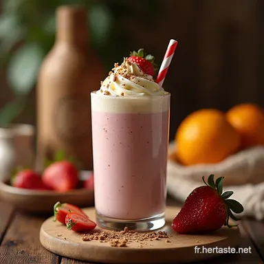 Le Milkshake Ultime &agrave; la Vanille Recette Facile et Cr&eacute;meuse Fiche recette