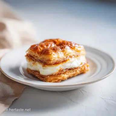 Mille-feuille Traditionnel pour 8 Portions Fiche recette
