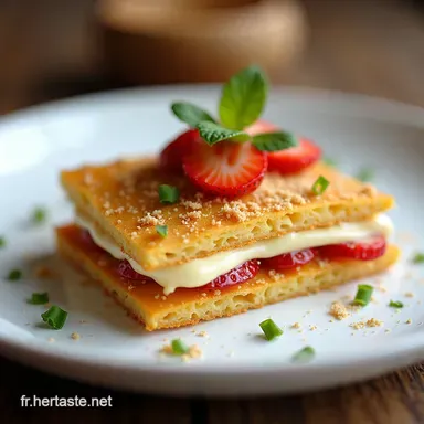 Recette Simple et Rapide MilleFeuille Minute le Go&ucirc;ter Chic