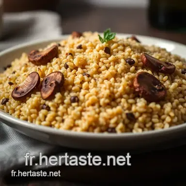 Cuisson du Millet Facile: Pilaf Parfum&eacute; aux Champignons! Fiche recette