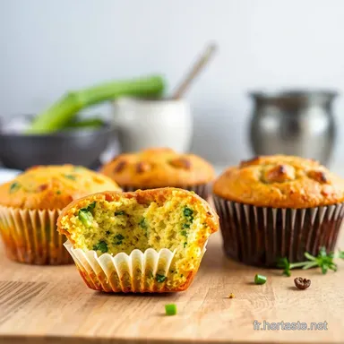 Muffins courgette airfryer: Ma recette l&eacute;g&egrave;re & gourmande! Fiche recette