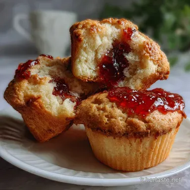 Muffins Lgers Cur Confiture Plat et: Moelleux Garanti Fiche recette