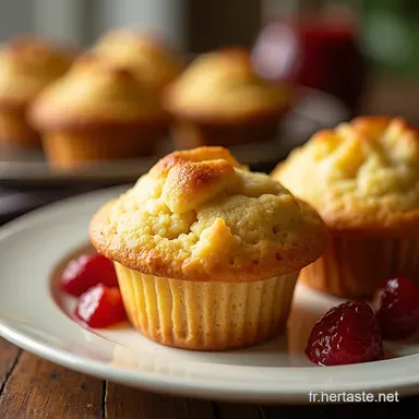 Recette Simple et Rapide Muffins Sal&eacute;s Express Brunch Parfait Fiche recette