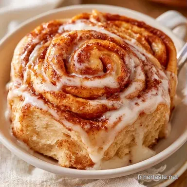 Mugcake Cinnamon Roll Express en 6 Min Fiche recette