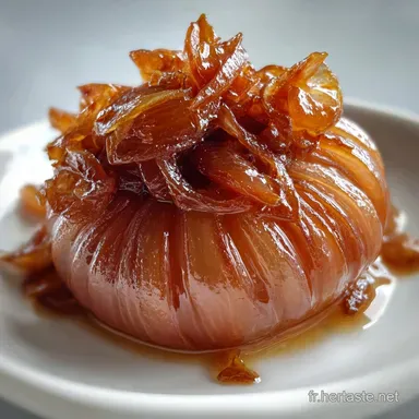 Onion Confit: Sweet & Savory Slow-Cooked Fiche recette