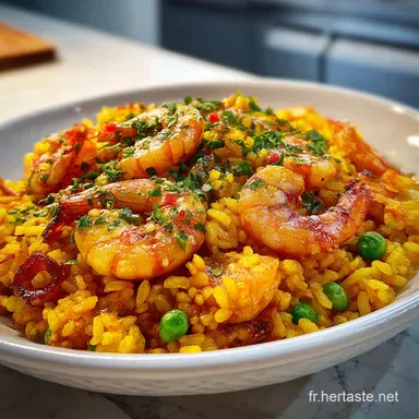 Recette Paella Royale pour 10 Personnes Facile Fiche recette