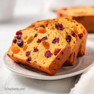 Pain de No&euml;l aux Fruits Secs: Moelleux