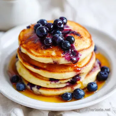 Pancakes Au Yaourt Ultra L&eacute;gers: 25 Min Fiche recette