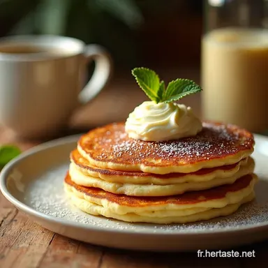 Recette Pancakes Moelleux Facile Le Secret du Chef Fiche recette