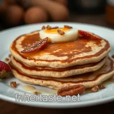 Pancakes Prot&eacute;in&eacute;s aux Myrtilles: Une Recette Savoureuse et Facile