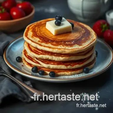 Pancakes Protéinés "Belle Énergie": Le Petit Déj' Parfait! Fiche recette