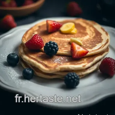 Pancakes Prot&eacute;in&eacute;s Moelleux aux Fruits : Mon Petit-D&eacute;jeuner Pr&eacute;f&eacute;r&eacute; Fiche recette