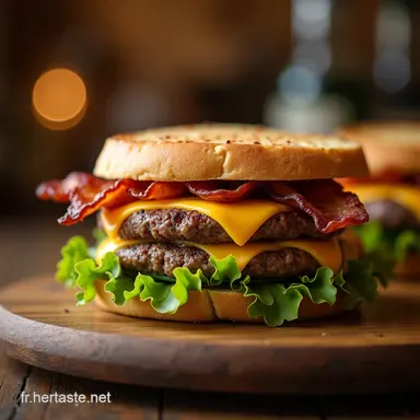 Recette Panini Burger au Cheddar Facile et Gourmand Fiche recette