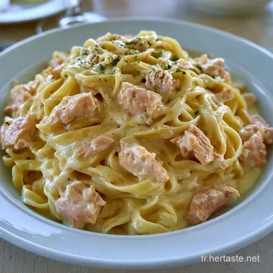 P&acirc;tes Au Saumon pour 4 Personnes
