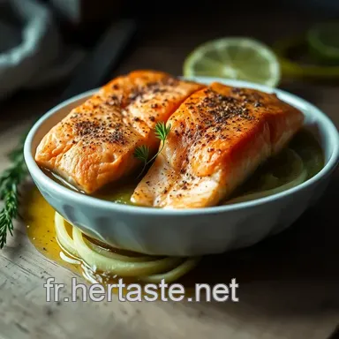 Cuire un pav&eacute; de saumon facile & gourmand : Ma recette &agrave; la sauce vierge Fiche recette