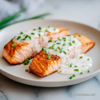 Pav&eacute; Saumon Cr&egrave;me Ciboulette: 25 Minutes Fiche recette