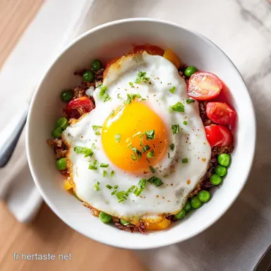 Petit D&eacute;jeuner Prot&eacute;in&eacute; &OElig;ufs en 8 Minutes