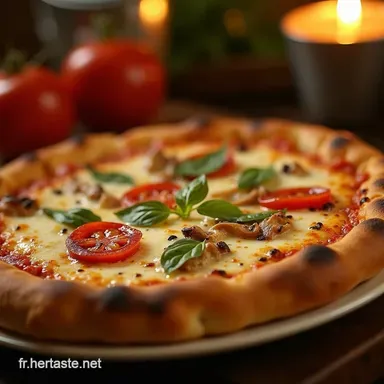 Pizza au Feuilletage La Recette Facile de Tarte Sal&eacute;e Croustillante Fiche recette