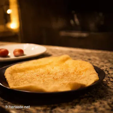 Recette Simple et Rapide Pizza Cr&ecirc;pe D&icirc;ner en 15 Minutes Fiche recette