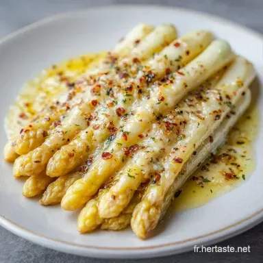 Plat Asperges Blanches Four pour 4 Fiche recette