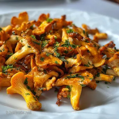 Po&ecirc;l&eacute;e de Girolles : Recette Facile en 25 Min