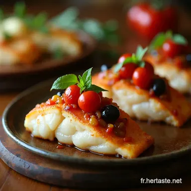 Poisson au Four M&eacute;diterran&eacute;en Recette Facile et Juteuse en 45 Min Fiche recette