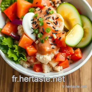 Pok&eacute; Bowl, Ma Recette Facile et Exotique! Un D&eacute;lice Hawa&iuml;en Fiche recette