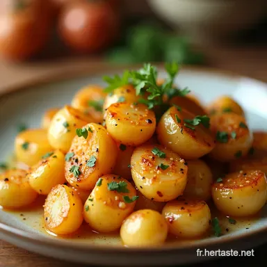 Recette Simple et Rapide Pommes de Terre CroustiFondantes Le secret Fiche recette