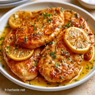 Poulet Ail Citron pour 4 Personnes