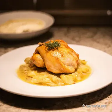 Poulet au Citron Facile Un Air de Sancerre Chez Vous Fiche recette
