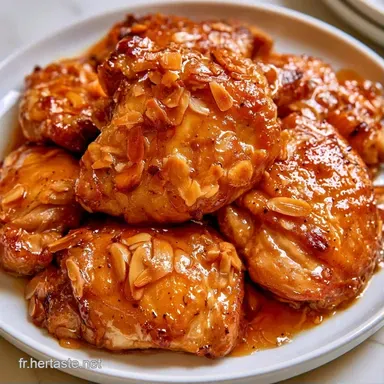 Poulet Aux Amandes en 25 Minutes Fiche recette