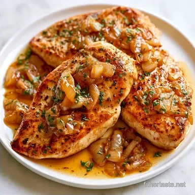 Poulet Aux Oignons en 30 Minutes