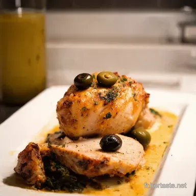 Recette Simple et Rapide Poulet aux Olives Express Mon Secret Fiche recette